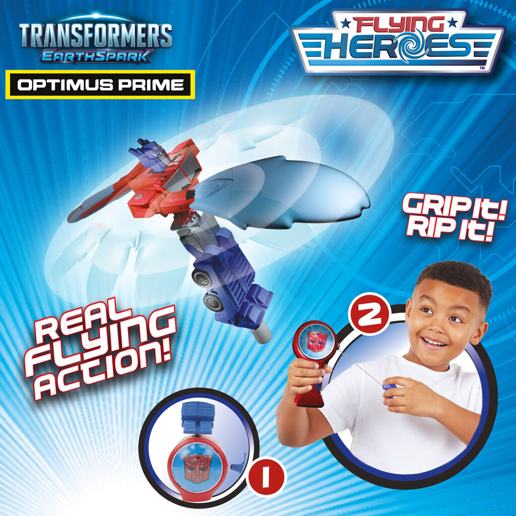 Lendavad Flying Heroes Transformer Optimus Prime DC цена и информация | Mänguasjad poistele | hansapost.ee