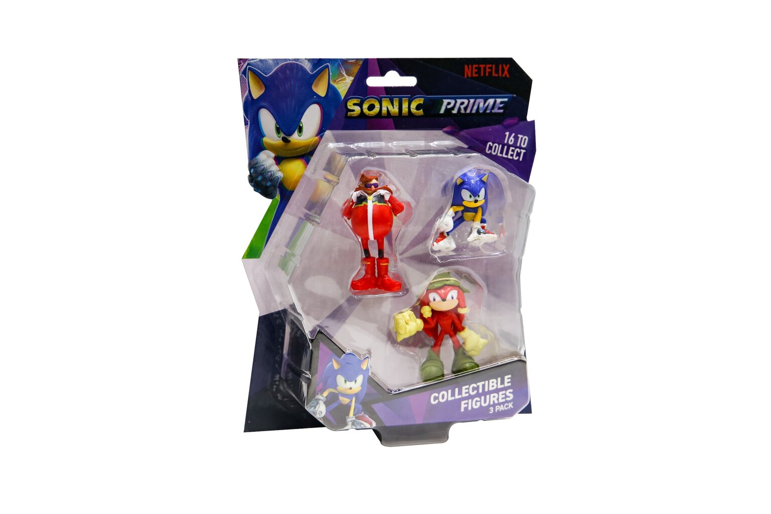 Figuuride komplekt Sonic, 3 tk, 6,5 cm hind ja info | Mänguasjad poistele | hansapost.ee