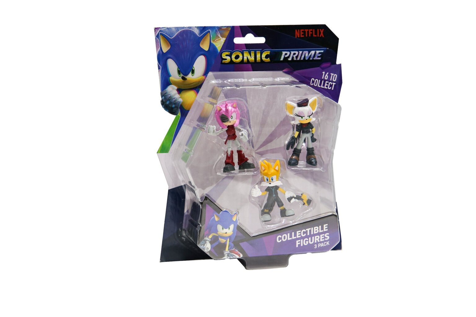 Figuuride komplekt Sonic, 3 tk, 6,5 cm цена и информация | Mänguasjad poistele | hansapost.ee