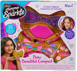 CRA-Z-ART Shimmer ‘n Sparkle набор для макияжа "Bow Beauty Compact" цена и информация | Косметика для мам и детей | hansapost.ee