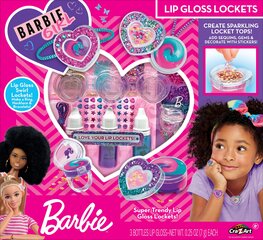 BARBIE Комплект для макияжа "Sparkling Sweet Heart Lip Gloss Lockets" цена и информация | Barbie Духи, косметика | hansapost.ee