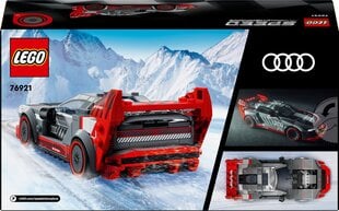 76921 LEGO® Speed ​​Champions Гоночный автомобиль Audi S1 ​​e-tron quattro цена и информация | Конструкторы и кубики | hansapost.ee