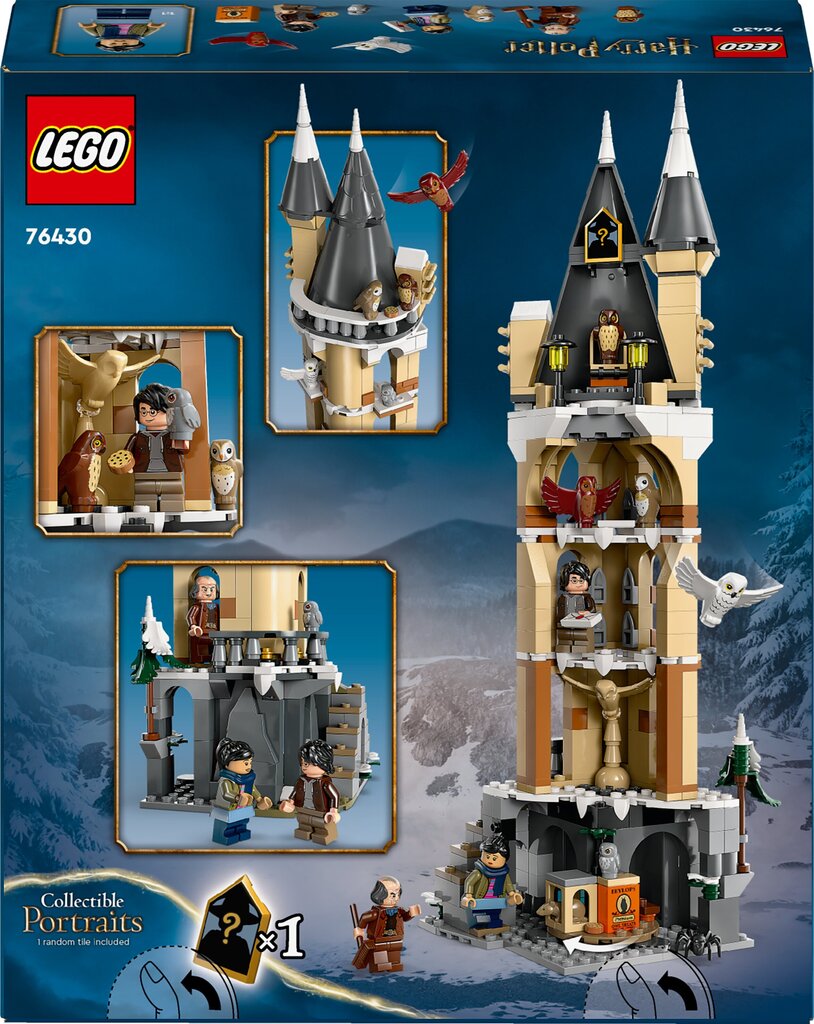 76430 Lego® Harry Potter Sigatüüka lossi öökullitorn цена и информация | Klotsid ja konstruktorid | hansapost.ee