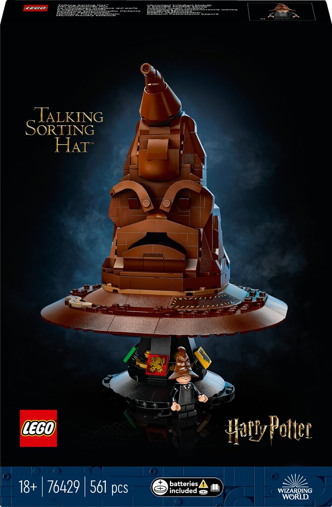 76429 Lego® Harry Potter Rääkiv Sõõlamiskübar hind ja info | Klotsid ja konstruktorid | hansapost.ee