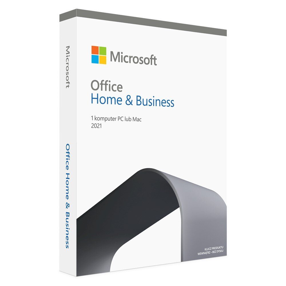 Microsoft Office Home & Business 2021 1 litsents(id) – poola keeles цена и информация | Microsoft Office tarkvara | hansapost.ee