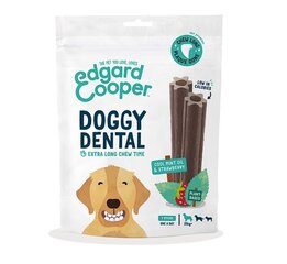 Edgard Cooper Dental maasika ja piparmündiga, 240 g hind ja info | Koerte maiused | hansapost.ee