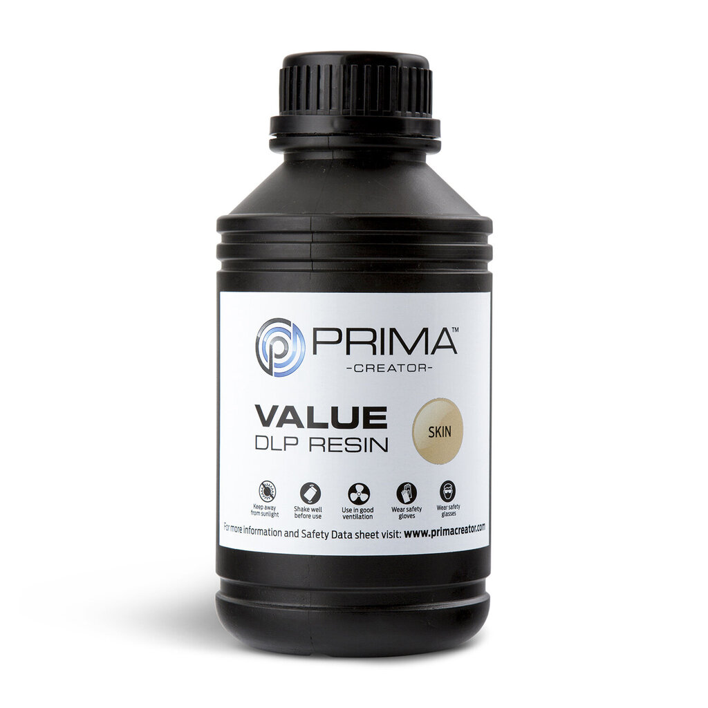 PrimaCreator Value UV/DLP resiin, 500 ml hind ja info | Printeritarvikud | hansapost.ee