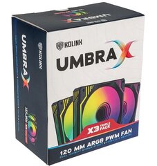 Kolink Umbra X ARGB LUKL-009 цена и информация | Компьютерные вентиляторы | hansapost.ee
