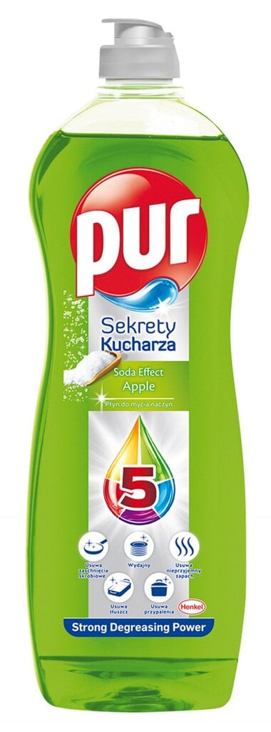 Nõudepesuvedelik PUR Secrets of Cooks Apple 750 ml цена и информация | Nõudepesuvahendid | hansapost.ee