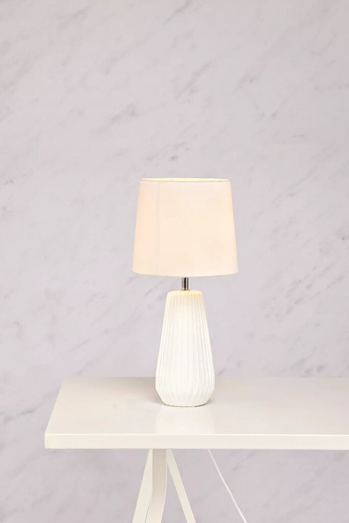 Lamp Nicci, valge hind ja info | Laualambid | hansapost.ee