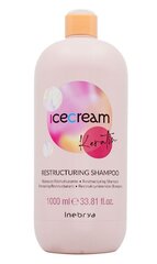 Восстанавливающий шампунь для волос Inebrya Ice Cream Keratin Restructuring, 1000 мл цена и информация | Шампуни | hansapost.ee