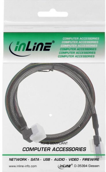 InLine, SFF 8087 - SFF 8643, 1 m hind ja info | Juhtmed ja kaablid | hansapost.ee