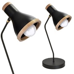 Milagro настольная лампа Holly Black/Wood цена и информация | Настольные лампы | hansapost.ee