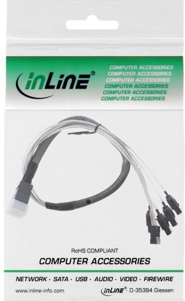 InLine, SFF-8643 - SATA, 1 m цена и информация | Juhtmed ja kaablid | hansapost.ee