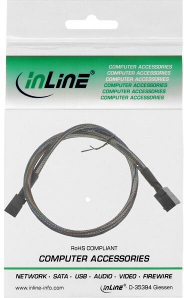 InLine, SFF 8643 - SFF 8643, 0.5 m цена и информация | Juhtmed ja kaablid | hansapost.ee