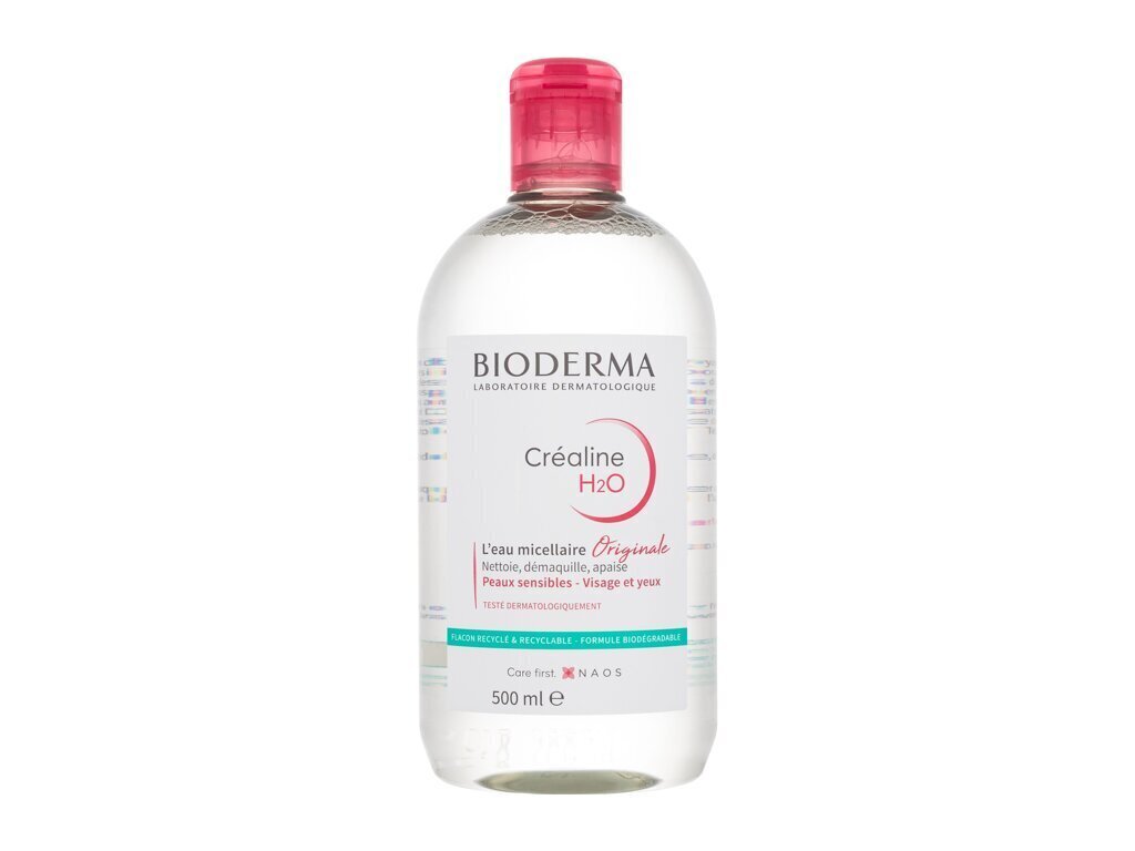 Mitsellaarvesi Bioderma Créaline H2O naistele, 500 ml hind ja info | Näopuhastusvahendid | hansapost.ee