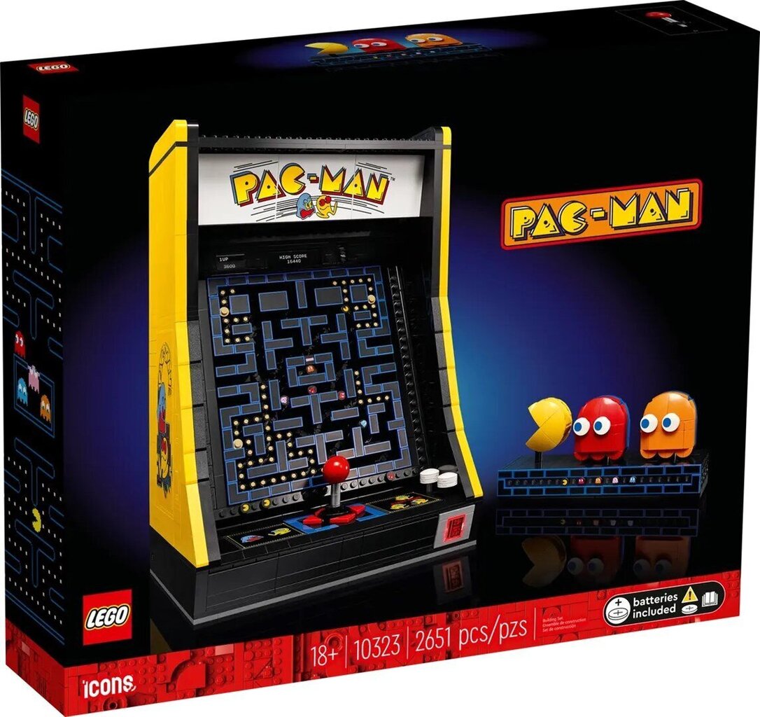 10323 LEGO® Icons Pac-Man mängumasin, 2651 tk hind ja info | Klotsid ja konstruktorid | hansapost.ee