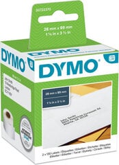 Dymo Roll of Labels Dymo 99010 28 x 89 mm LabelWriter™ White Black (6 Units) hind ja info | Printeritarvikud | hansapost.ee