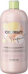 Освежающий шампунь для волос Mint Inebrya Ice Cream Frequency Refreshing, 1000 мл цена и информация | Шампуни | hansapost.ee