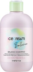 Ice Cream Balance šampoon rasustele juustele ja peanahale, 300 ml цена и информация | Inebrya Уход за волосами | hansapost.ee