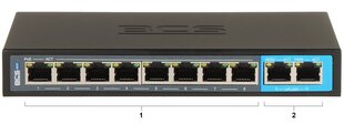 Switch poe bcs-b-sp08g02g 8 porti bcs basic hind ja info | BCS Arvutid ja IT- tehnika | hansapost.ee