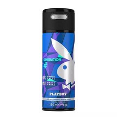 Sprei deodorant Generation for Men hind ja info | Playboy Parfüümid, lõhnad ja kosmeetika | hansapost.ee