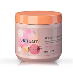 Ice Cream Keratin keratin taasstruktureeriv juuksemask 500ml цена и информация | Inebrya Уход за волосами | hansapost.ee