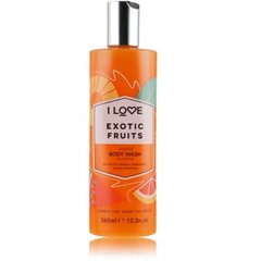 Dušigeel I Love Exotic Fruit ( Body Wash), 360 ml hind ja info | I Love Parfüümid, lõhnad ja kosmeetika | hansapost.ee