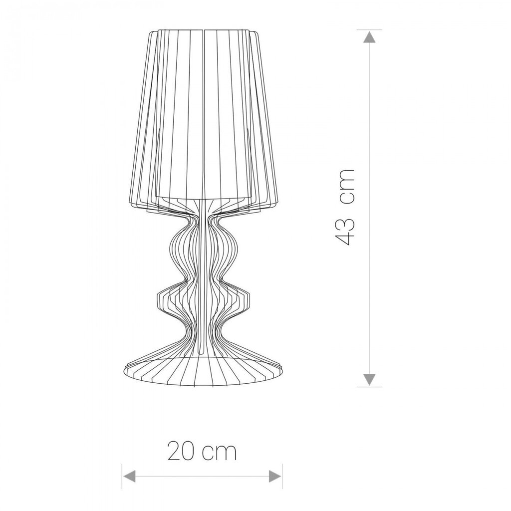 Nowodvorski Lighting laualamp Aveiro S White I 5410 hind ja info | Laualambid | hansapost.ee