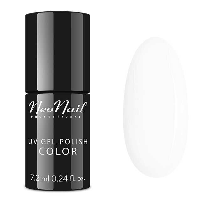 Hübriidküünelakk Neonail UV geellakk Color 5055-7 French White, 7,2ml hind ja info | Küünelakid ja küünelakieemaldajad | hansapost.ee