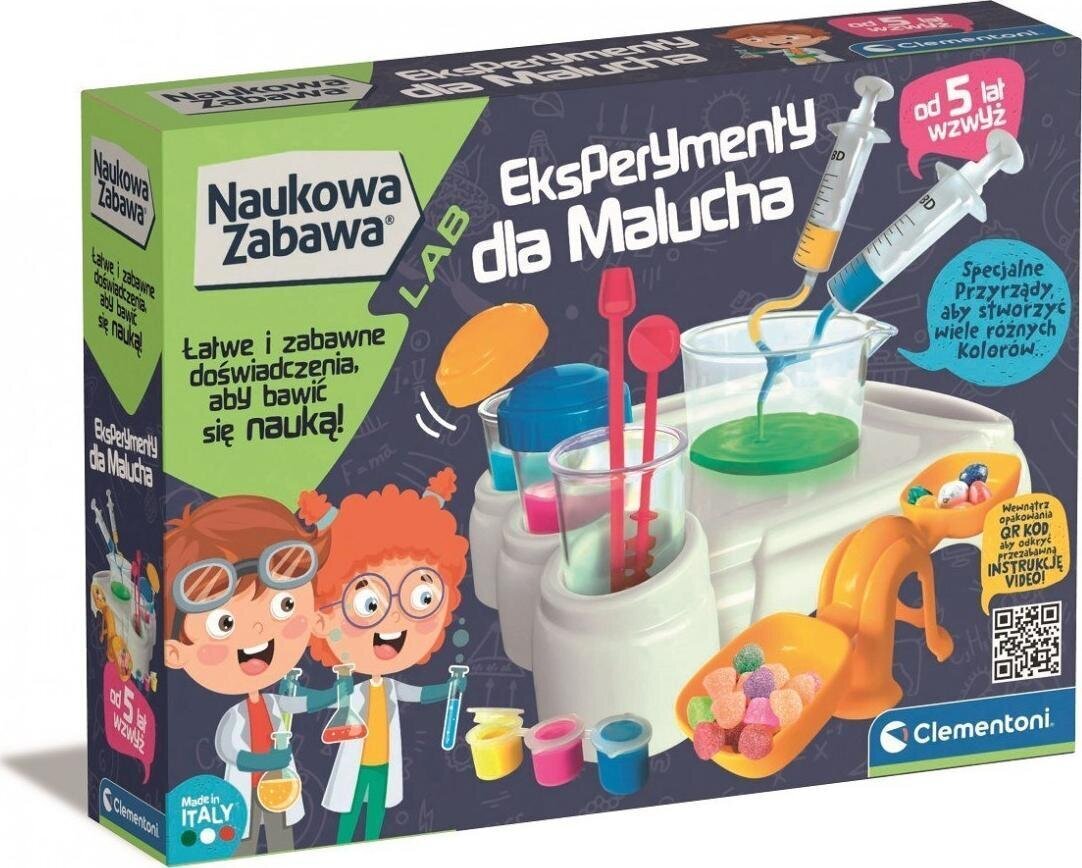 Clementoni teaduslikud katsed Set scientific experiments for toddler цена и информация | Arendavad laste mänguasjad | hansapost.ee