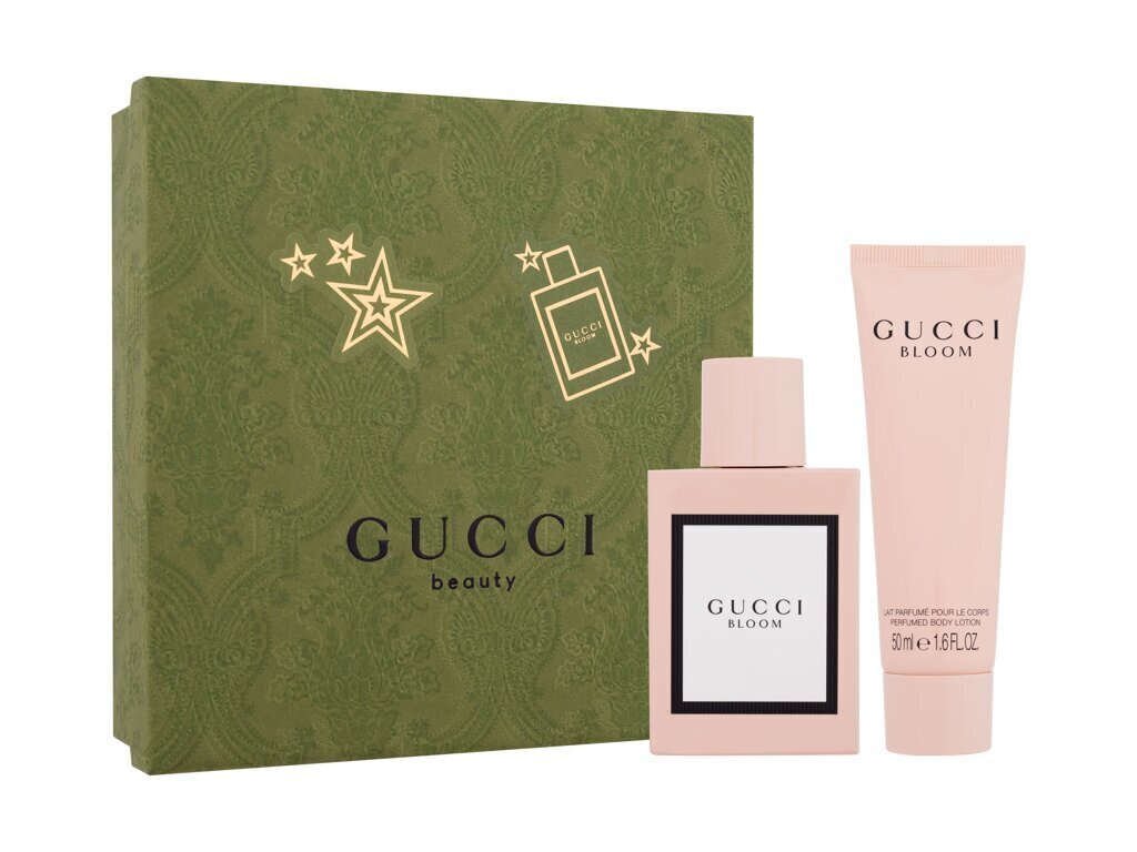 Komplekt Gucci Bloom naistele, EDP 50 ml + ihupiim 50 ml цена и информация | Parfüümid naistele | hansapost.ee