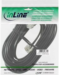 InLine, RJ11, 6 m hind ja info | Juhtmed ja kaablid | hansapost.ee