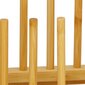 Bambusest taldrikute hoidik Springos KI0154 hind ja info | Köögitarbed | hansapost.ee