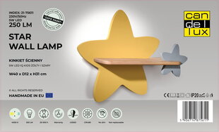 Candellux настенный детский LED светильник Звезда цена и информация | Детские светильники | hansapost.ee