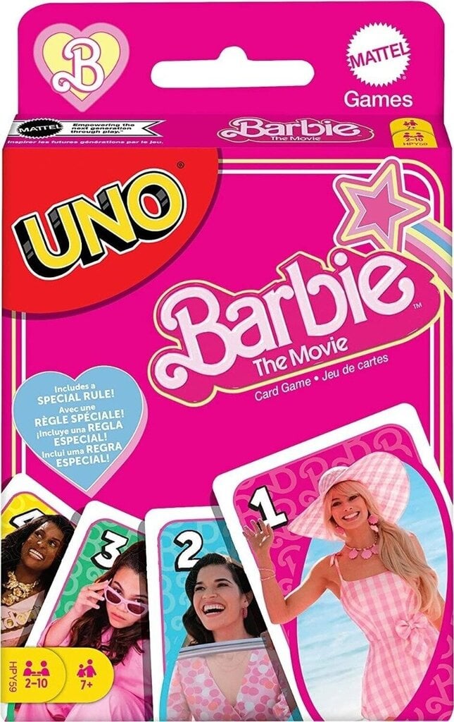 UNO Barbie® filmiteemalised kaardid hind ja info | Mänguasjad tüdrukutele | hansapost.ee