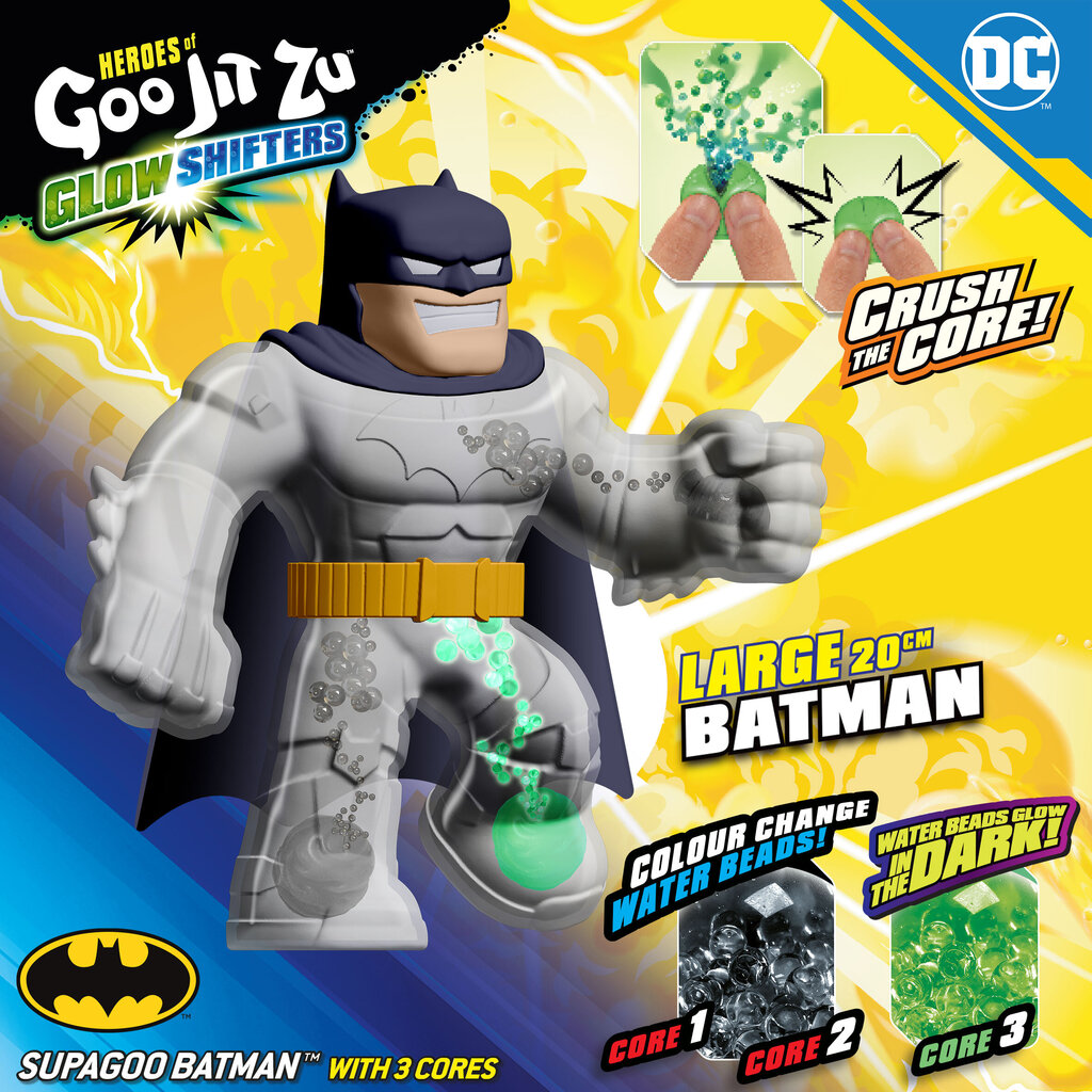 Heroes Of Goo Jit ZU DC Mängufiguur Goo Shifters - Batman цена и информация | Mänguasjad poistele | hansapost.ee