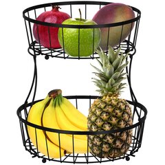 Корзина для фруктов, металлическая корзина Springos KI0149 32,5x30 см цена и информация | Посуда, тарелки, обеденные сервизы | hansapost.ee