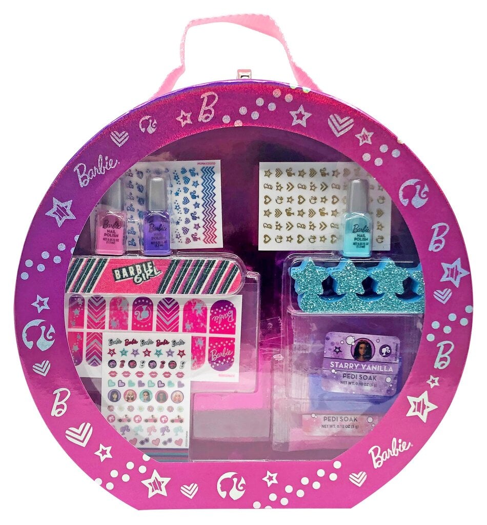 BARBIE Mani-Pedi Designer set Sparkling цена и информация | Laste ja ema kosmeetika | hansapost.ee