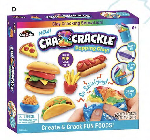 Komplekt Cra-Z-Art Cra-Z-Crackle Create & crack fun foods цена и информация | Arendavad laste mänguasjad | hansapost.ee