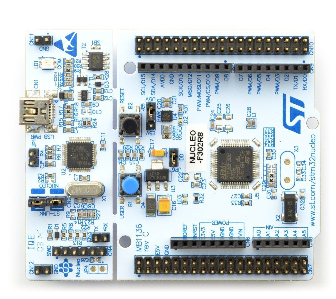 STMicroelectronics STM32F302R8 hind ja info | Konstruktorid, robootika ja tarvikud | hansapost.ee