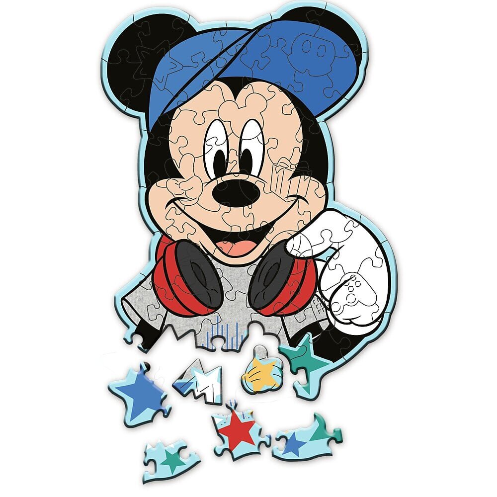 Puidust pusle Trefl Disney Miki Hiir, 50 osa цена и информация | Pusled lastele ja täiskasvanutele | hansapost.ee