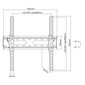 Teleri seinakinnitus Sbox PLB-2544T-2 цена и информация | Teleri seinakinnitused ja hoidjad | hansapost.ee