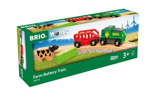 BRIO Farm Аккумуляторный поезд цена и информация | Игрушки для мальчиков | hansapost.ee