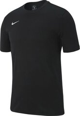 Nike T-särk Team Club 19 Tee, S, must hind ja info | Jalgpalli varustus ja riided | hansapost.ee