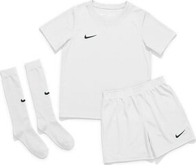 Nike jalgpalliriiete komplekt lastele JR Dry Park 20, 110 - 116 cm, valge цена и информация | Футбольная форма и другие товары | hansapost.ee