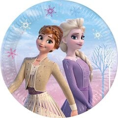 Pabertaldrikud "Frozen 2: Wind Spirit", 20 cm, 8 tk hind ja info | Ühekordsed nõud ja söögiriistad | hansapost.ee