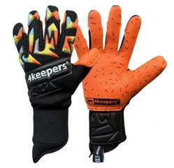 Вратарские перчатки 4keepers Equip Flame NC, 9,5, оранжевый цвет цена и информация | Перчатки вратаря | hansapost.ee