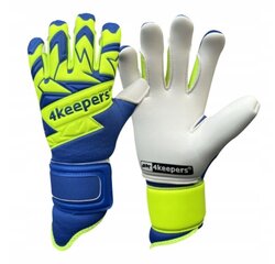 Вратарские перчатки 4keepers Equip Breeze, 9,5, синий цвет цена и информация | Перчатки вратаря | hansapost.ee