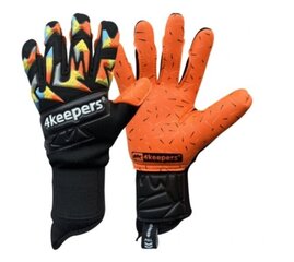 Перчатки вратарские 4keepers Equip Flame NC, 10, оранжевый цвет цена и информация | Тренировочные перчатки. Размер 5 | hansapost.ee